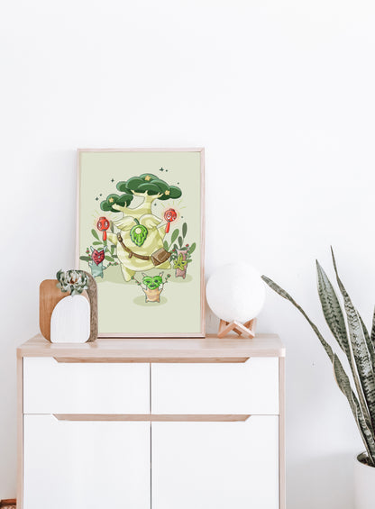 Dancing Forest Spirit Print