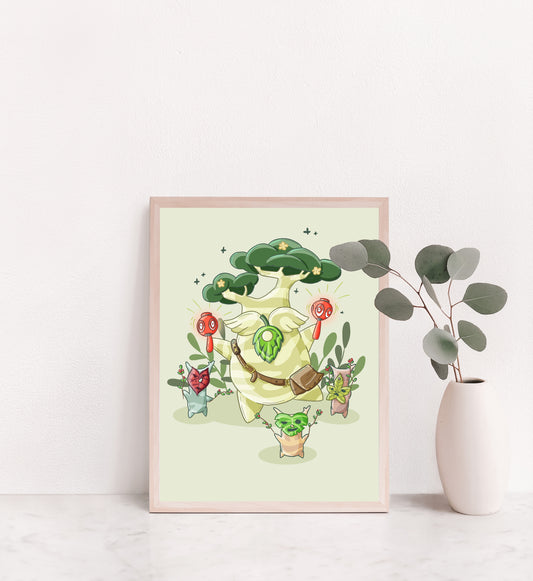 Dancing Forest Spirit Print