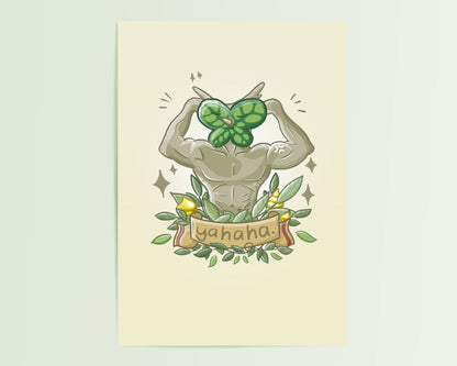 森林精灵艺术版画