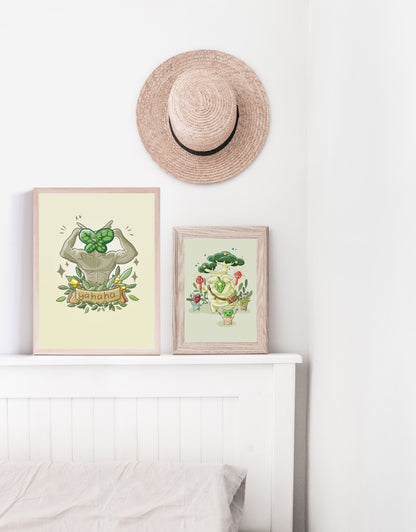 森林精灵艺术版画