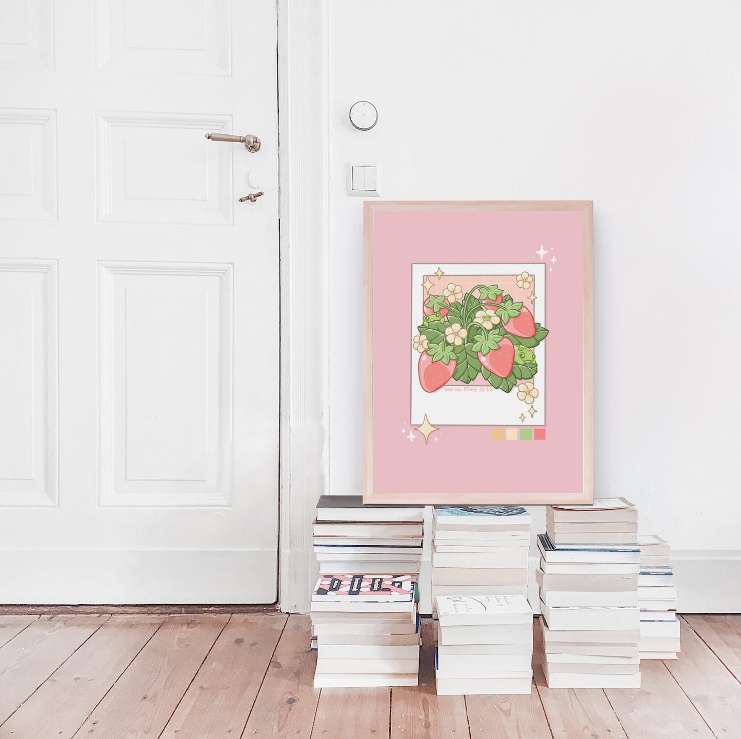 Strawberry Vintage Photo Art Print