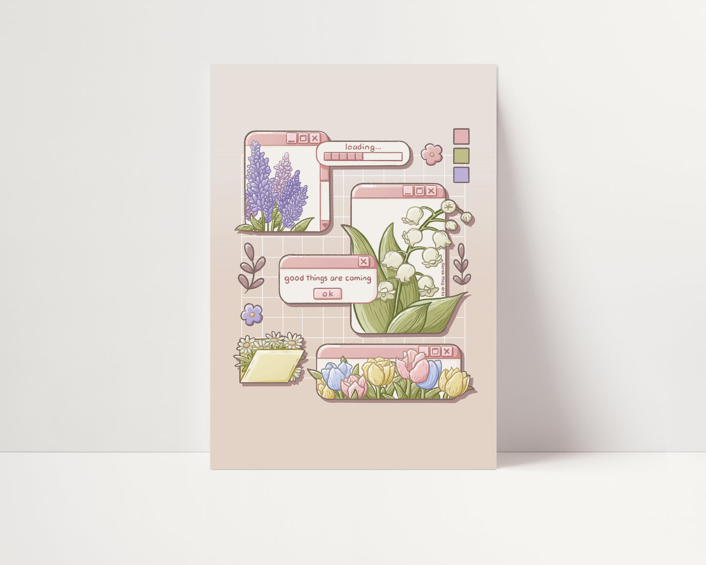 Floral Desktop Print