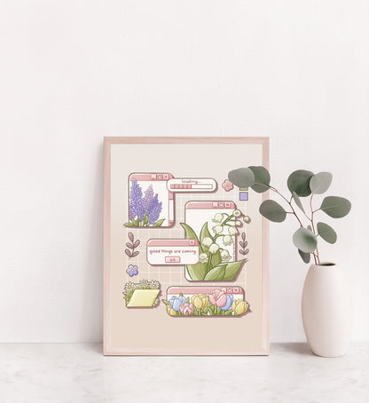 Floral Desktop Print