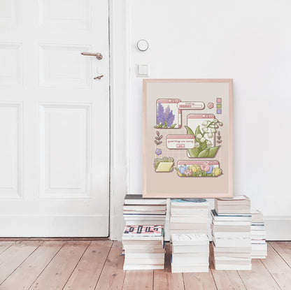 Floral Desktop Print