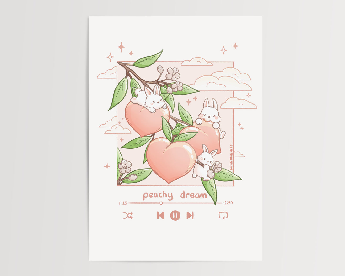 Peachy Dream Print