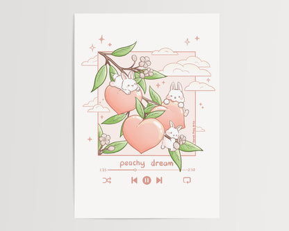 Peachy Dream Print