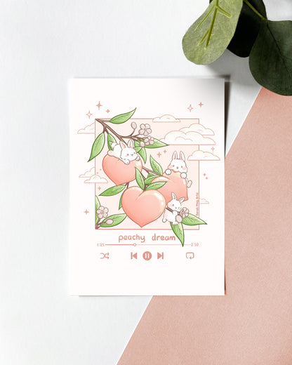 Peachy Dream Print