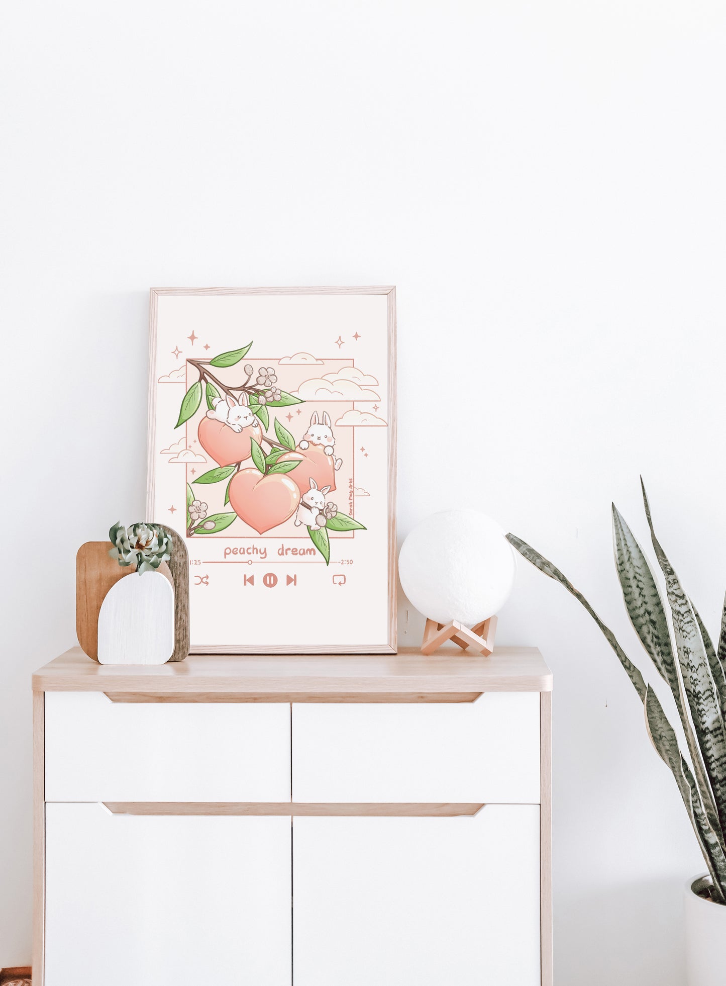 Peachy Dream Print