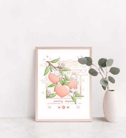 Peachy Dream Print