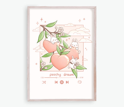 Peachy Dream Print