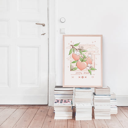 Peachy Dream Print
