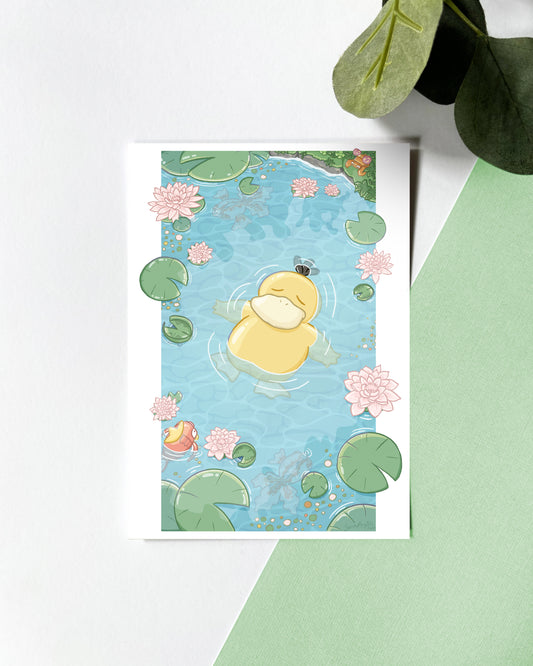 Floating Duck Print