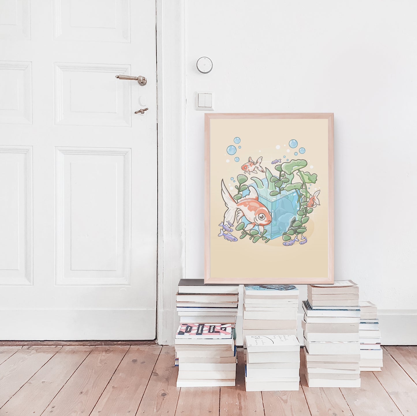 Goldfish Aquascape Print