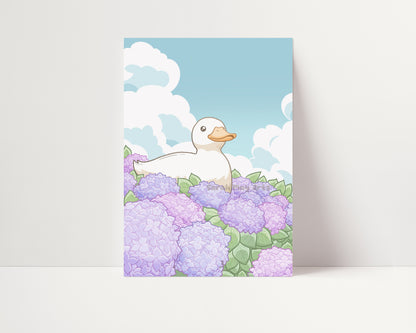 Cetakan Itik Hydrangea