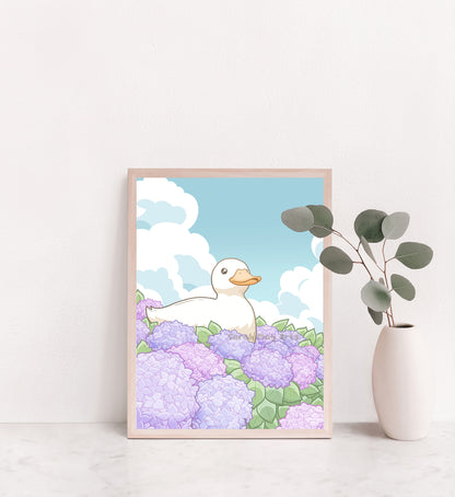 Cetakan Itik Hydrangea