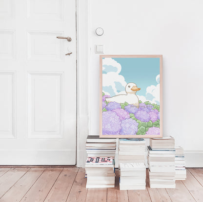 Cetakan Itik Hydrangea