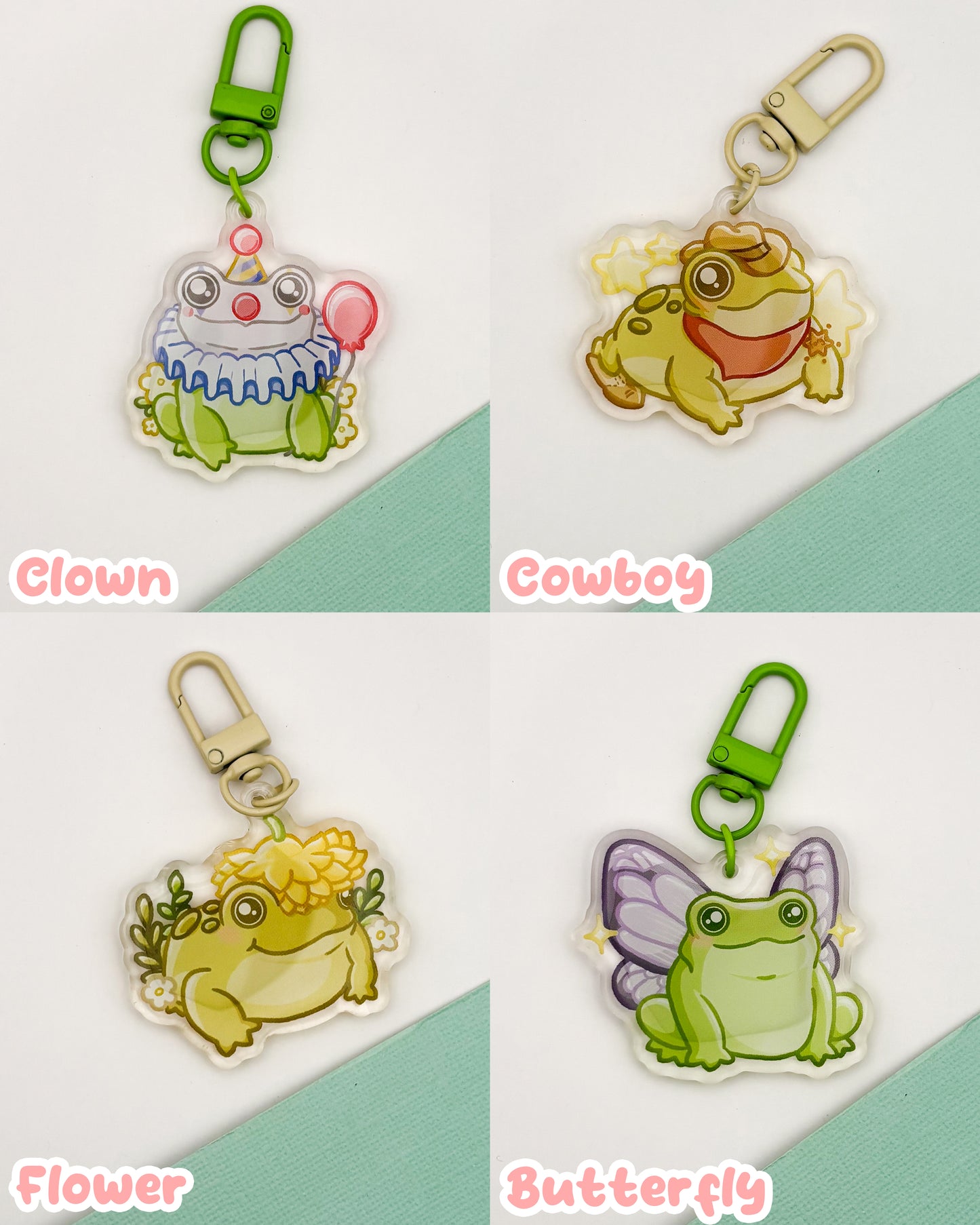 Beg Buta Rantai Kunci Froggy Friends