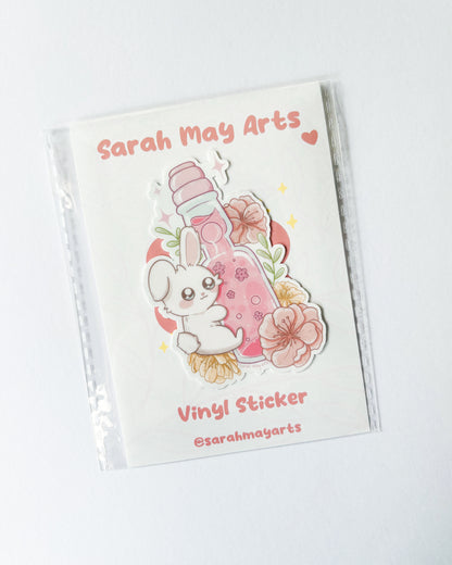 弹珠汽水防水模切贴纸