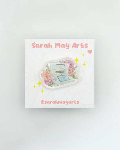 Dual-Screen Handheld Acrylic Pin