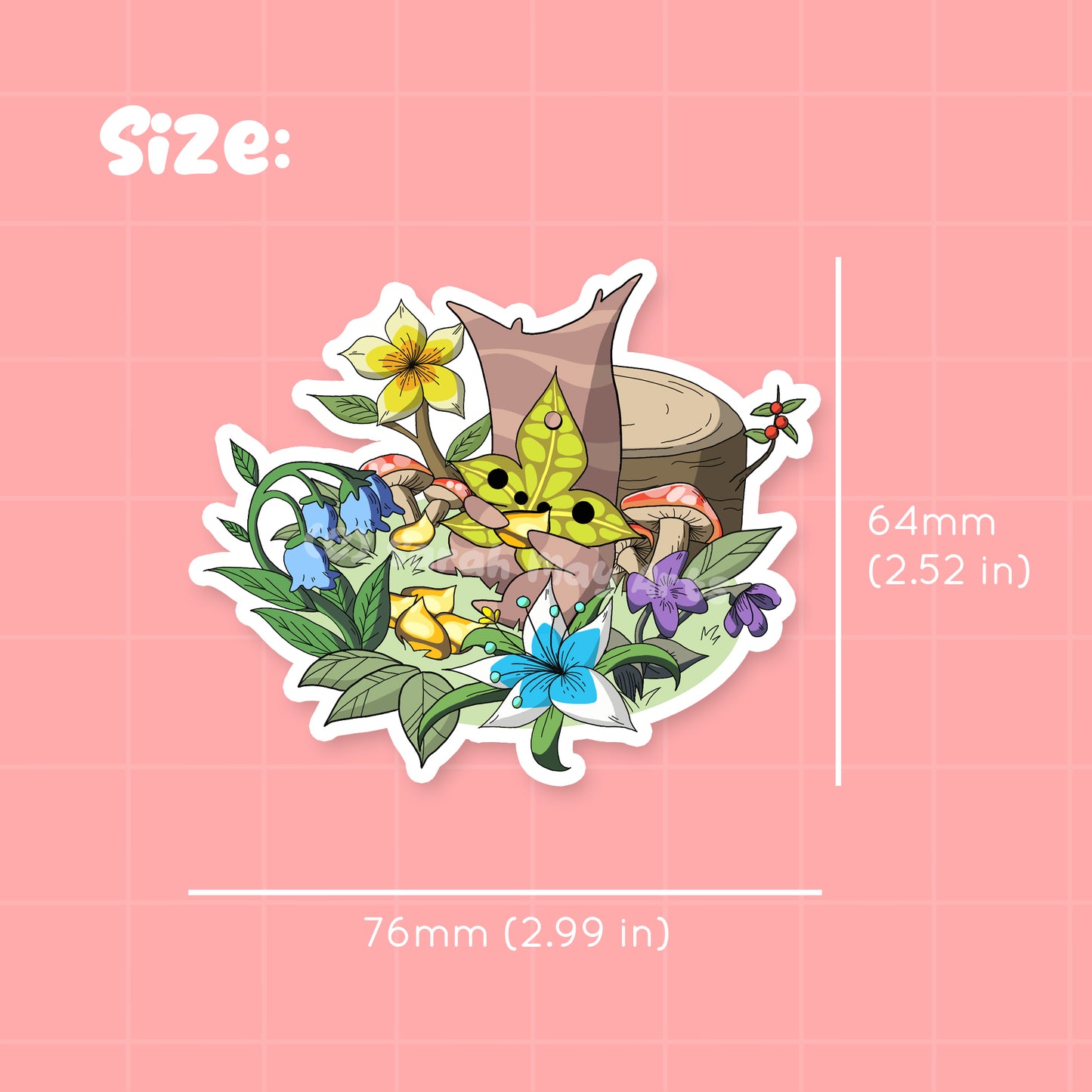 Yahaha! Garden Waterproof Die Cut Sticker