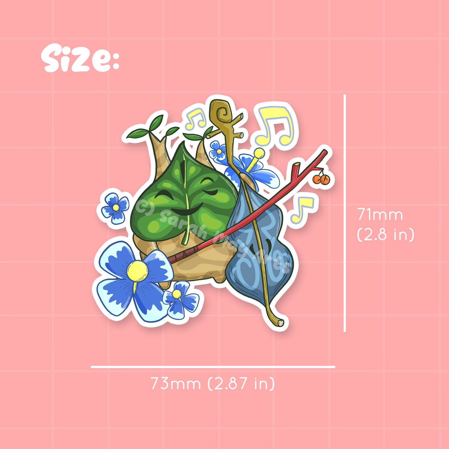 Wind Sage Waterproof Die Cut Sticker