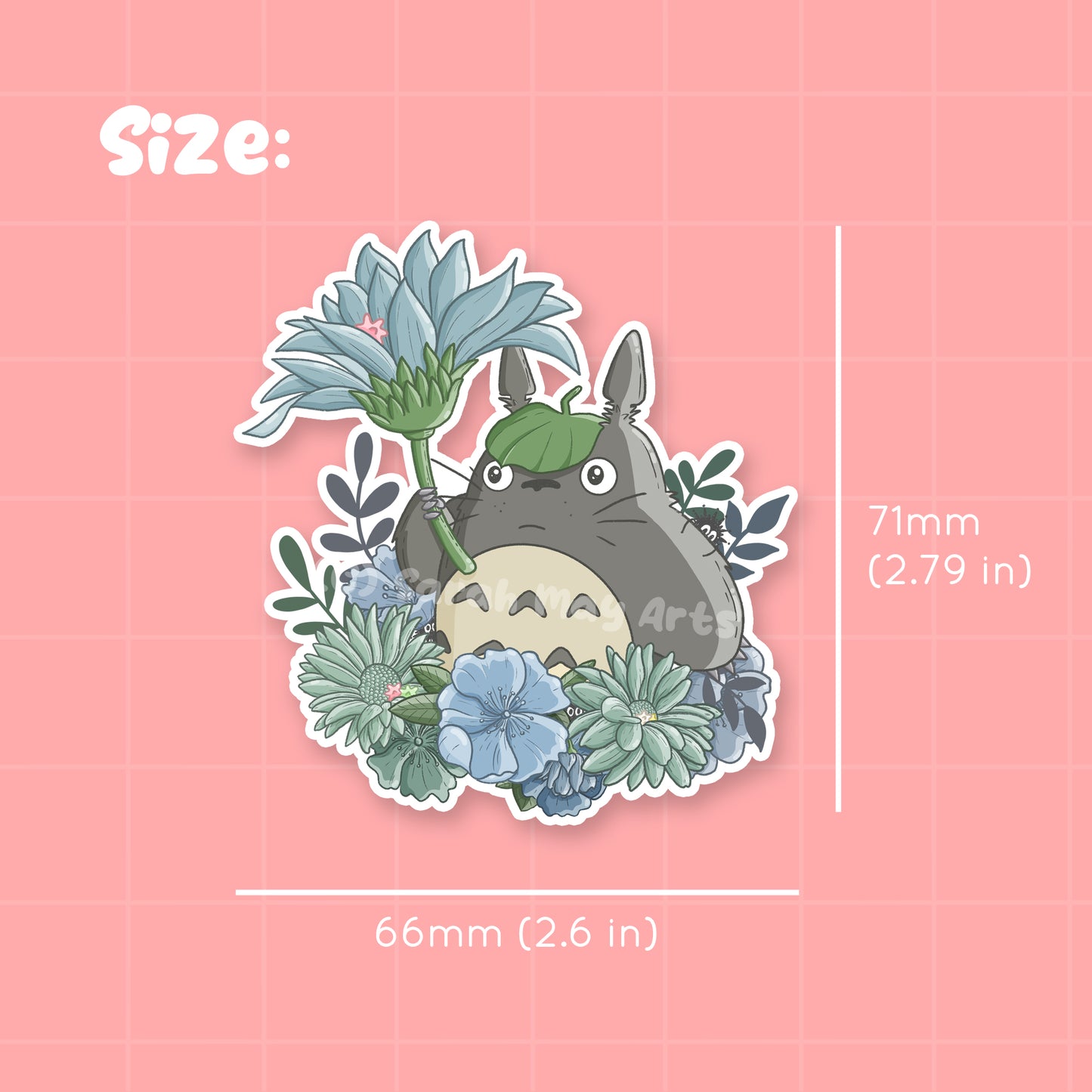 Pelekat Potongan Mati Kalis Air Semangat Hutan