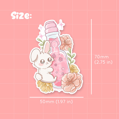 弹珠汽水防水模切贴纸