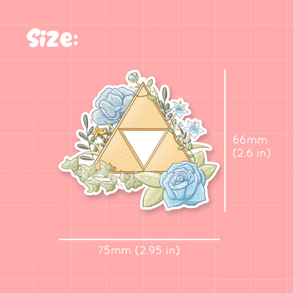 Courage, Power & Wisdom Waterproof Die Cut Sticker