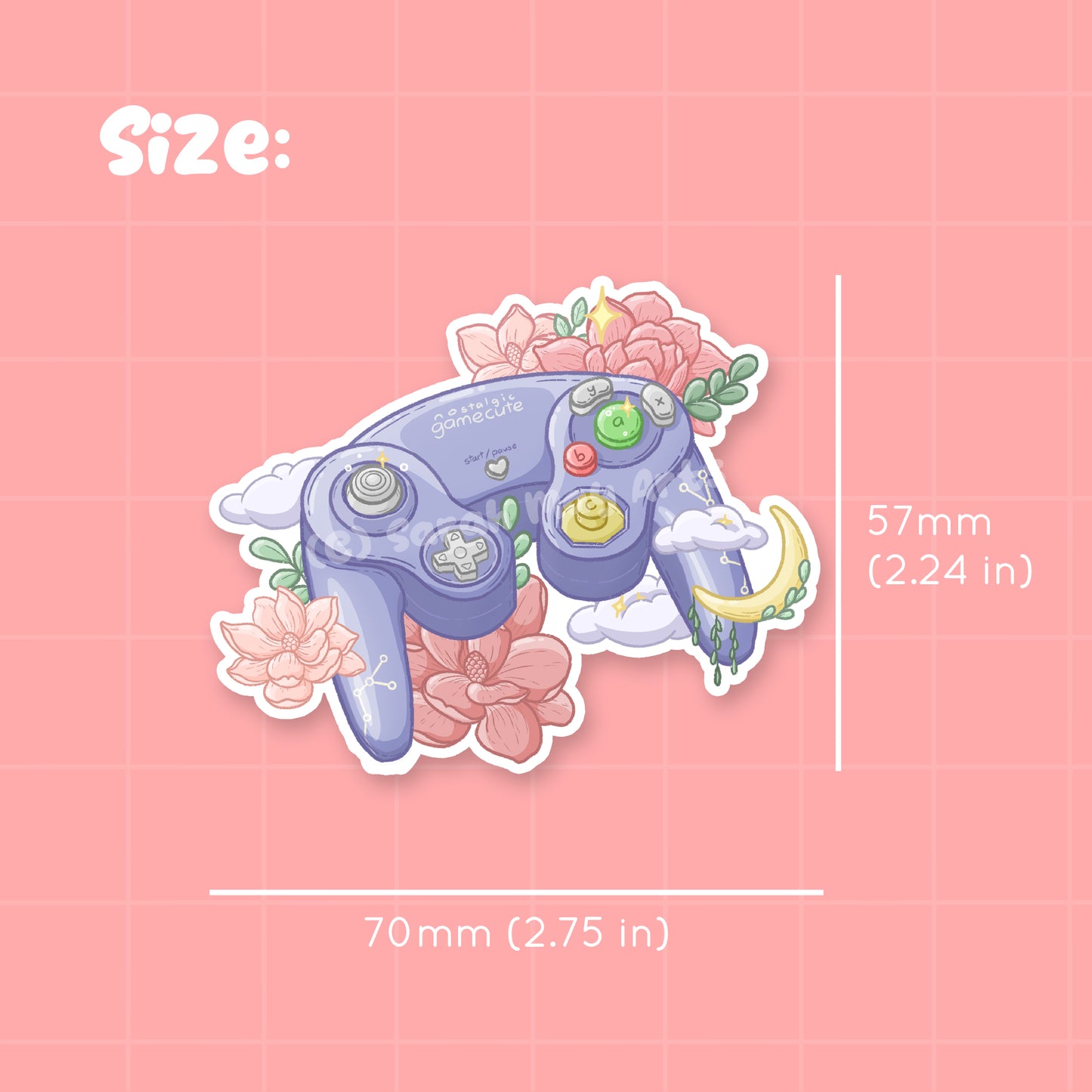 Cube Controller Waterproof Die Cut Sticker