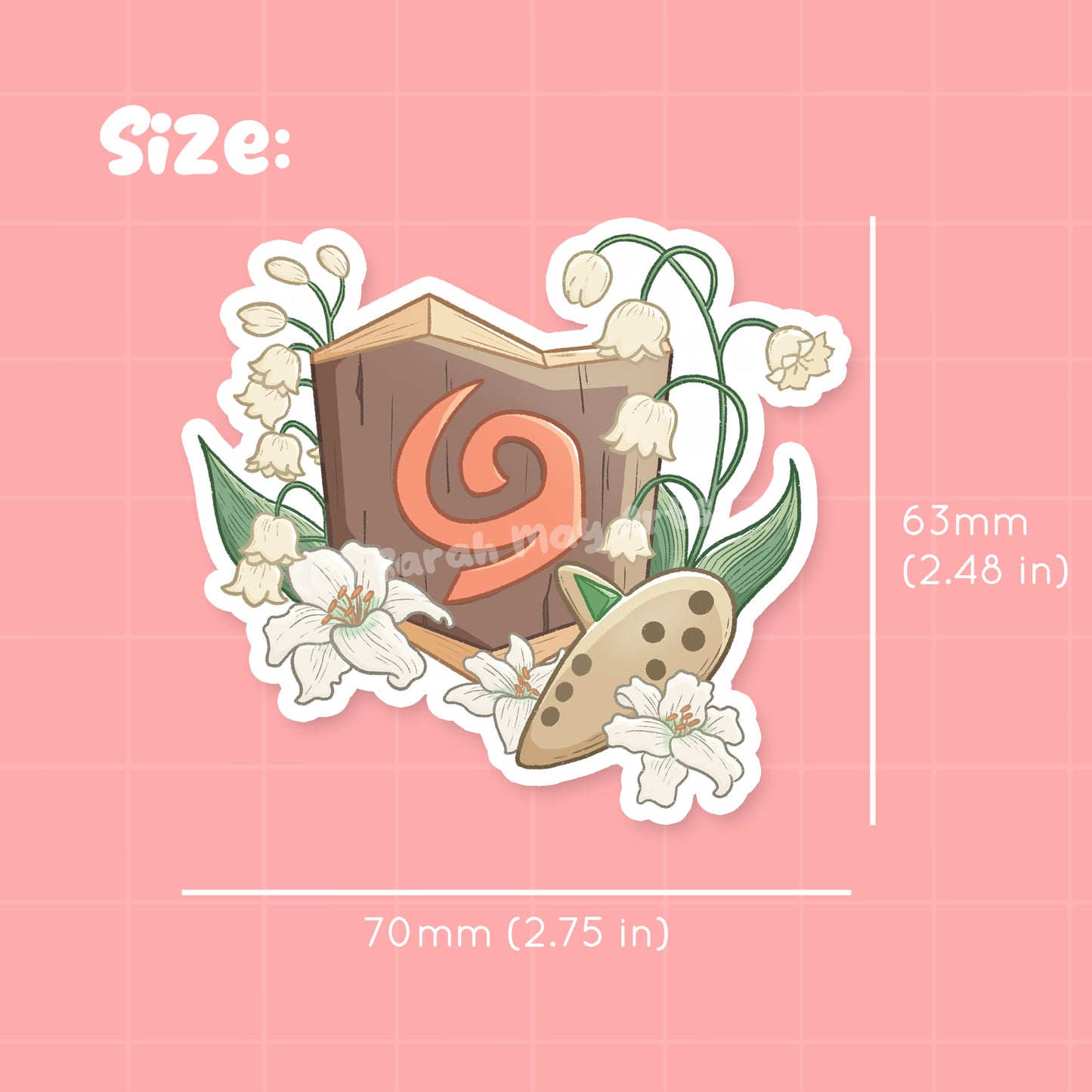 Forest Child Waterproof Die Cut Sticker