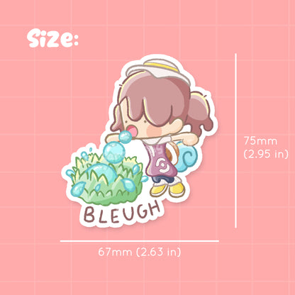 Water Gun Waterproof Die Cut Sticker