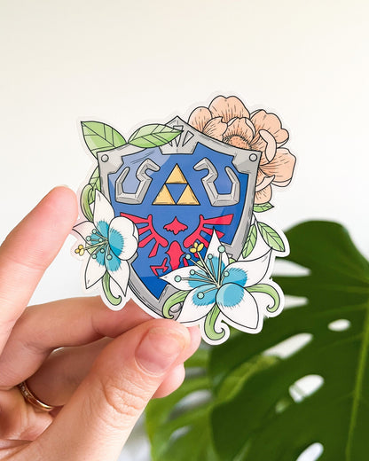 Hero's Shield Waterproof Die Cut Sticker