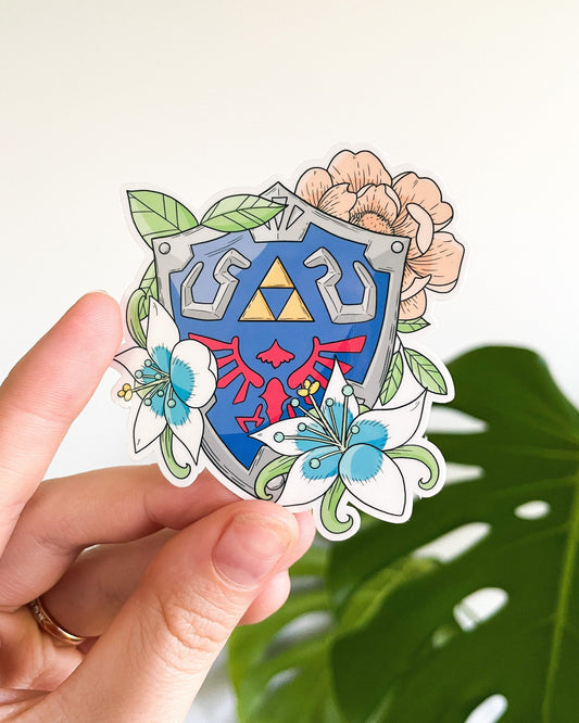 Hero's Shield Waterproof Die Cut Sticker