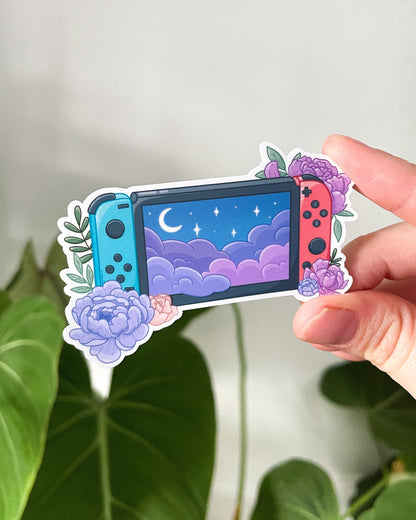 Handheld Console Waterproof Die Cut Sticker