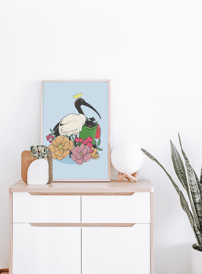 Bin Chicken / Australian Ibis Print