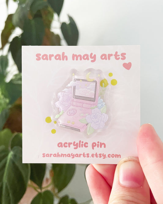 Game Girl SP Acrylic Pin