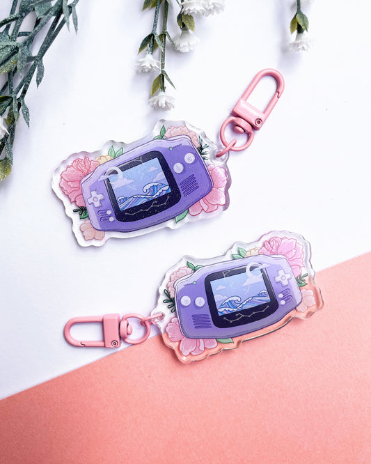Game Girl Keychain