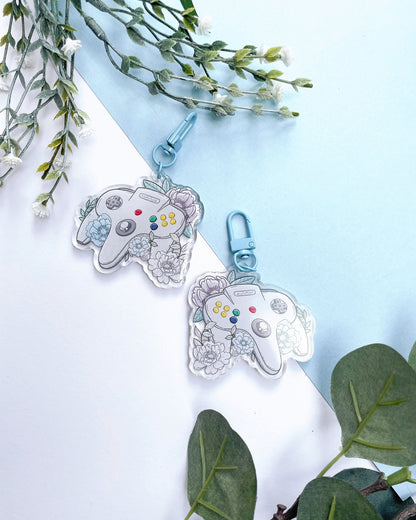 Three-Pronged Controller Keychain