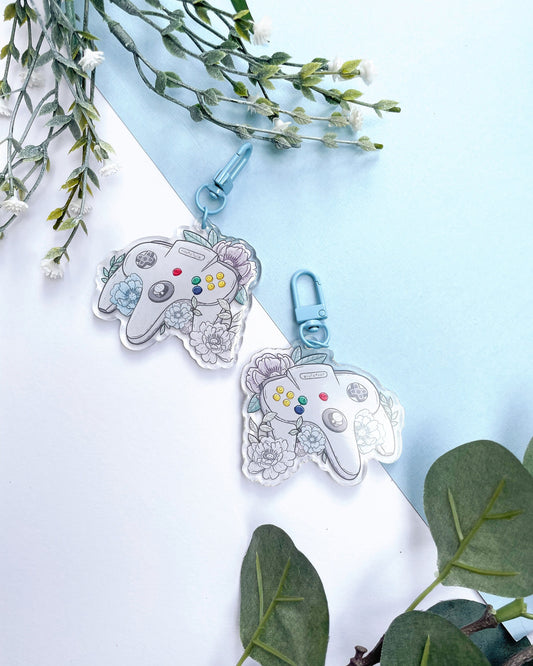 Three-Pronged Controller Keychain