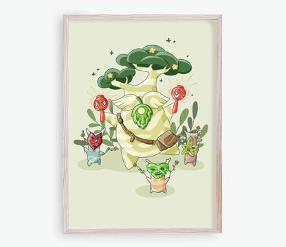 Dancing Forest Spirit Print