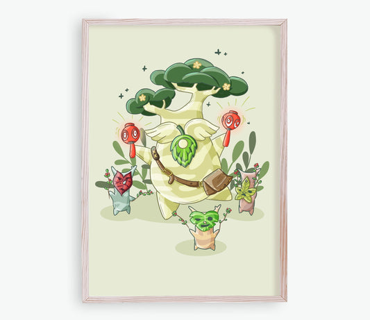 Dancing Forest Spirit Print