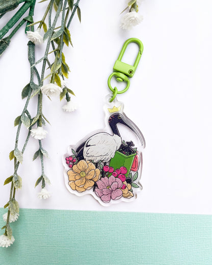 Bin Chicken / Australian Ibis Keychain