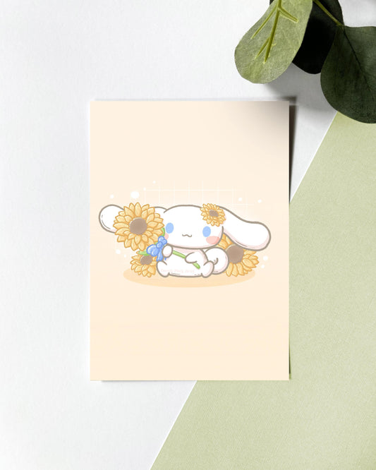 Cinnamon Puppy Print