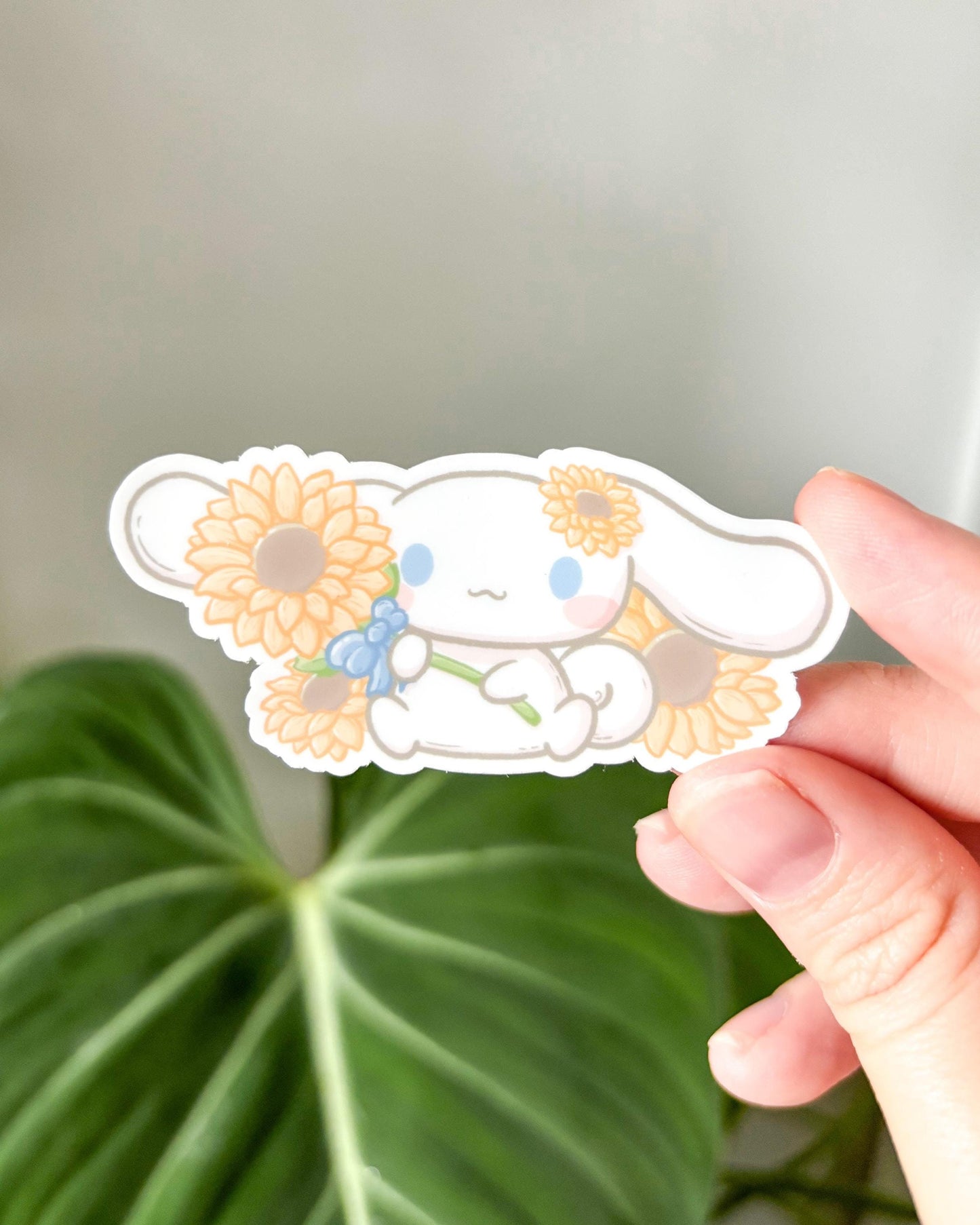 Cinnamon Puppy Waterproof Die Cut Sticker