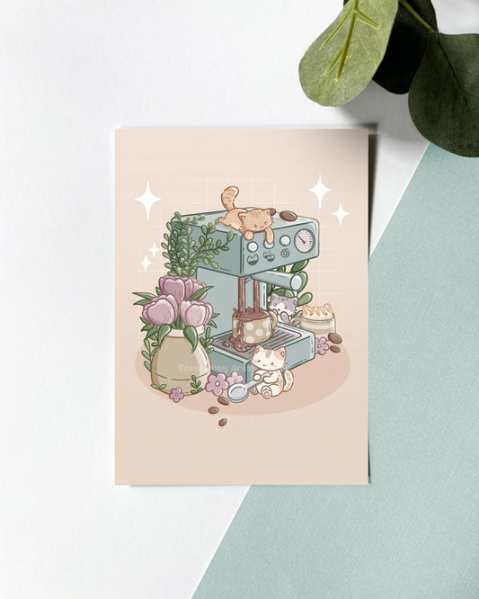 Cat Cafe Print