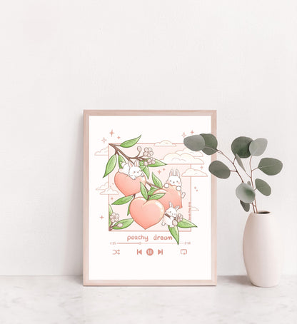 Peachy Dream Print