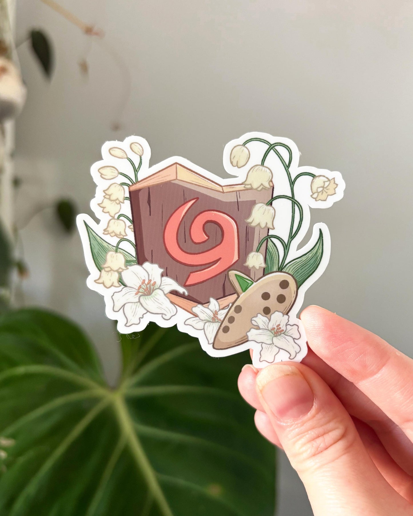Forest Child Waterproof Die Cut Sticker